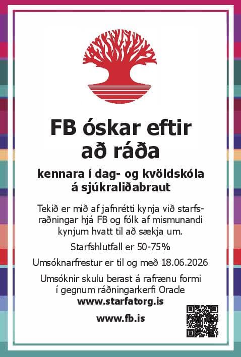Kennari í dag- og kvöldskóla á sjúkraliðabraut